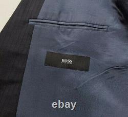 Luxury Hugo Boss Mens Suit Navy Slim Fit Mr Porter UK 46R W38 L31.5 RRP £595