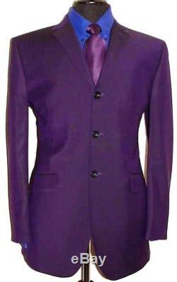 Luxury Men's Ozwald Boateng Bespoke Couture Slim Fit Suit 42r W36 L32