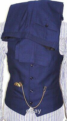 Luxury Mens 3piece Gieves & Hawkes The Savile Row London Slim Fit Suit 40r W34