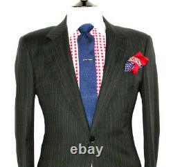 Luxury Mens Armani Collezioni Charcoal Grey 2 Piece Slim Fit Suit 42r W36 X L33