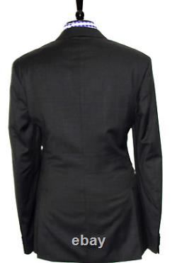Luxury Mens Hugo Boss Charcoal Grey 3 Piece Slim Fit Suit 42l W36 X L36