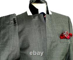 Luxury Mens Paul Smith London Charcoal Grey Slim Fit Suit 44r W38 X L32