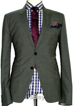 Luxury Mens Paul Smith The Kensington Charcoal Grey Slim Fit Suit 44r W38 X L33