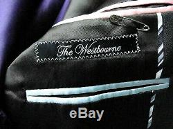 Luxury Mens Paul Smith Westbourne Sharkskin Grey Slim Fit Suit 42r W35 X L32