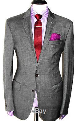 Luxury Mens Ralph Lauren Tailor-made Charcoal Grey Slim Fit Suit 42r W36 X 32l