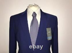 M&S -Mens Tailored Fit BLUE WOOL SUIT 42 Short W36 L29 BNWT £160 -GORGEOUS