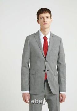 MICHAEL KORS 2 Piece Suit 100% Wool Checked Slim Fit Size UK42R