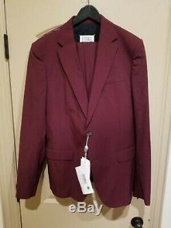 Maison Margiela 14 Slim Fit Suit Burgundy Size EU 54 US 44R $1995 Tom Ford