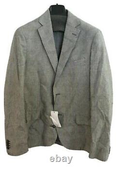 ^ Mango Mens Slim Fit Check Suit Blazer EU 50/UK 40