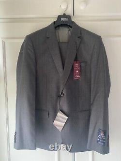 Marks & Spencer Alfred Brown New 2 piece suit Slim Fit Jacket 42R, Trousers 36L
