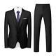 Men One Button Blazer Coat + Pants Slim Fit Business Wedding Party 2 Pieces Suit
