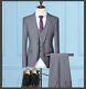 Men Slim Fit Suit Notch Lapel Formal Groom Party Prom Tuxedo Wedding Suit Custom