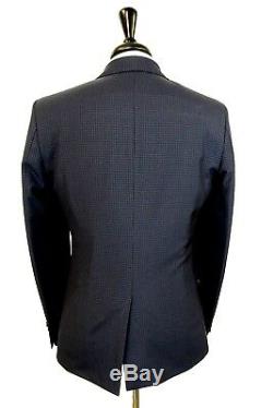 Men's Ben Sherman Blue Gingham Slim Fit Suit VB95