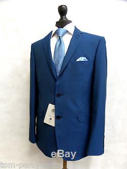 Men's Blue Alexandre Of England Slim Fit Suit 40R W34 L31 SS6369