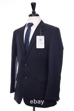 Men's Blue Savile Row Suit Alexandre Slim Fit 40R W34 L31