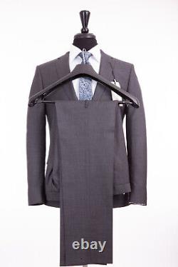 Men's Grey Slim Fit Suit Ben Sherman Camden 40R W34 L32 RRP£365