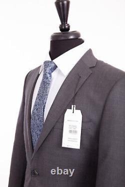 Men's Grey Slim Fit Suit Ben Sherman Camden 40R W34 L32 RRP£365