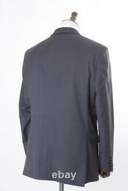 Men's Grey Suit Tailored Fit Gibson Wool Blend 46R W40 L31