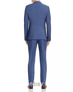 Men's Hugo Astian Tic Weave Extra Slim Fit Suit Jacket Blue Size 42R