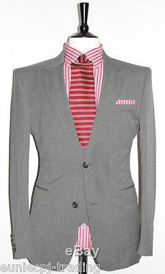 Men's Hugo Boss 3-pce Slim-fit Wedding/party/work Wool Designer Suit 40r W35 L33