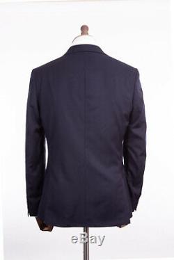 Men's Navy Blue Slim Fit Suit Ben Sherman Camden Wool 38R W32 L31
