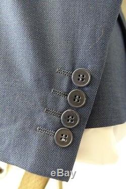 Men's New Ben Sherman Camden Blue Super Slim Fit Suit 36R W30 L31 AA2906