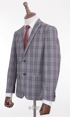 Men's Slim Fit Suit Prince of Wales Check Antique Rogue RRP£119.99