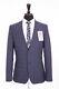 Men's Suit Alexandre Savile Row Slim Fit Blue Check Wool 38R W32 L31 RRP£249.00