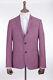 Men's Suit Antique Rogue Purple / Raspberry Textured Slim Fit RRP£139.00