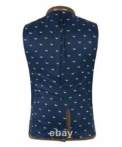 Men's Tweed Blazer Waistcoat Trousers Suit Slim Fit Grey Set Sold Separately