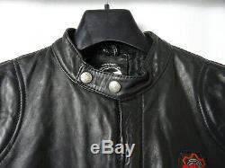 Men's Vintage 70's ERBO Dinamic 2 Piece Leather Motorcycle Race Suit 38R W30 L30