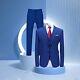 Mens 3 Piece Tuxedo Suits Slim Fit Suit Blazer Wedding Prom Jackets Vest&Trouser