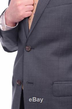 Mens 42R Ralph Lauren Slim Fit Navy Blue Pindot Two Button Wool Suit