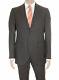 Mens 44S Lubiam Studio Slim Fit Brown Nailhead Two Button Wool Suit Made In I