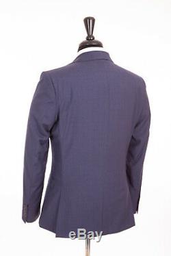 Mens Ben Sherman Blue Camden Puppy tooth Slim Fit Suit 42R W36 L32 RRP£410