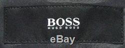 Mens Bnwt Hugo Boss 3pce Slim Fit Super 100 Striped Designer Suit 40r W35 L32.5