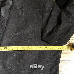 Mens Bonobos Tollegno 1900 Wool Silk Slim Fit Charcoal 2 Pcs Suit Size 44R