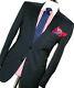 Mens Canali Italian Tailor-made Classic Fit Needle Pinstripe Suit 42r W36 X L32