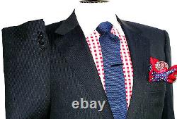 Mens Canali Italian Tailor-made Classic Fit Needle Pinstripe Suit 42r W36 X L32