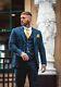 Mens Cavani Peaky Blinders Tweed Check Vintage Wedding 3 Piece Suit Tailored Fit