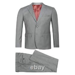 Mens Formal Suit Classic Fit in Grey Wholesale Price Wedding Work Party Office