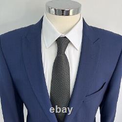 Mens French Connection Suit FCUK Electric Blue Slim Fit 2 Piece C42R -W36 -L31