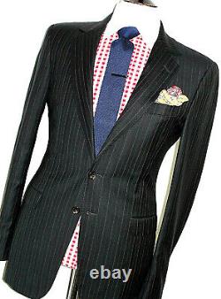 Mens Gucci Tom Ford Italian Tailored Pinstripe Slim Fit Suit 40r W34 X L32