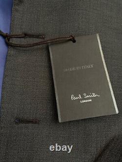 Mens NEW PAUL SMITH WESTBOURNE SLIM FIT SUIT In CHARCOAL GREY 46R B. N. W. T