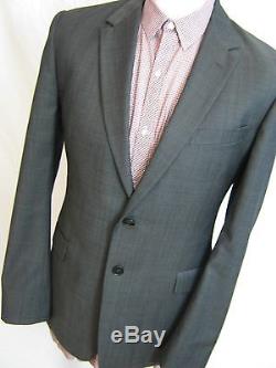 Mens PAUL SMITH'The Floral' Grey 2 Piece Suit Size 40R W34 Slim Fit Large Two