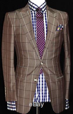Mens Suitsupply Suit Supply Savile Row Bespoke Check Slim Fit Suit 36r W30 X L31