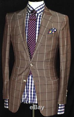 Mens Suitsupply Suit Supply Savile Row Bespoke Check Slim Fit Suit 36r W30 X L31