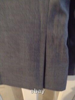 Mens Ted Baker Blue Wool Blend Slim Fit Suit Blazer Jacket 40r Bnwt £219