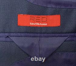Mint! 38 S Saks 5th Ave X Ermengildo Zegna Royal Navy Blue Slim Fit Suit RZ