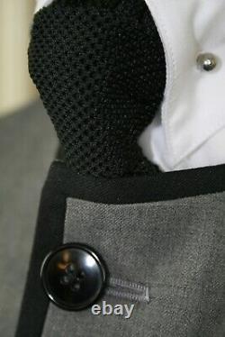 Mod Beatles Collarless Suit 3 Button Suit Slim Fit retro ringo 1960's Suiting